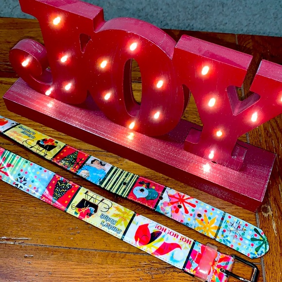 Accessories - ⭐️NWOT🎄BELT🎅🏼Vintage CHRISTMAS❄️ Size Large🛷